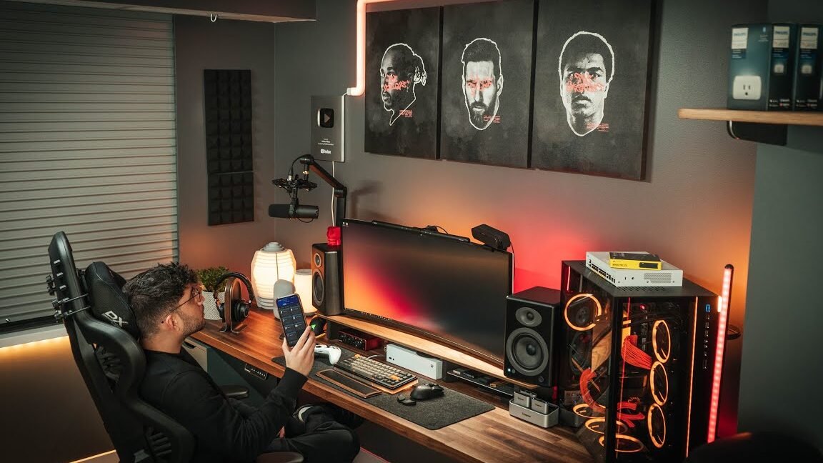 How To Light Your Gaming Desk Setup & Workspace Budget Edition