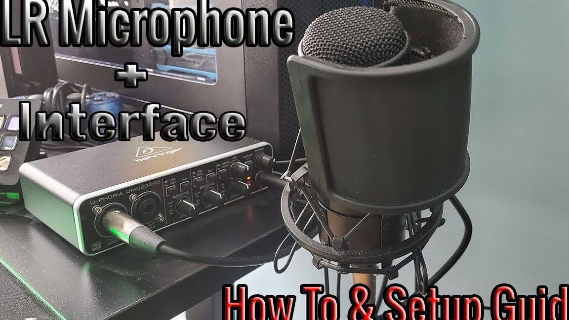 How to Setup an XLR Mic + Audio Interface Setup for Youtube & Twitch!