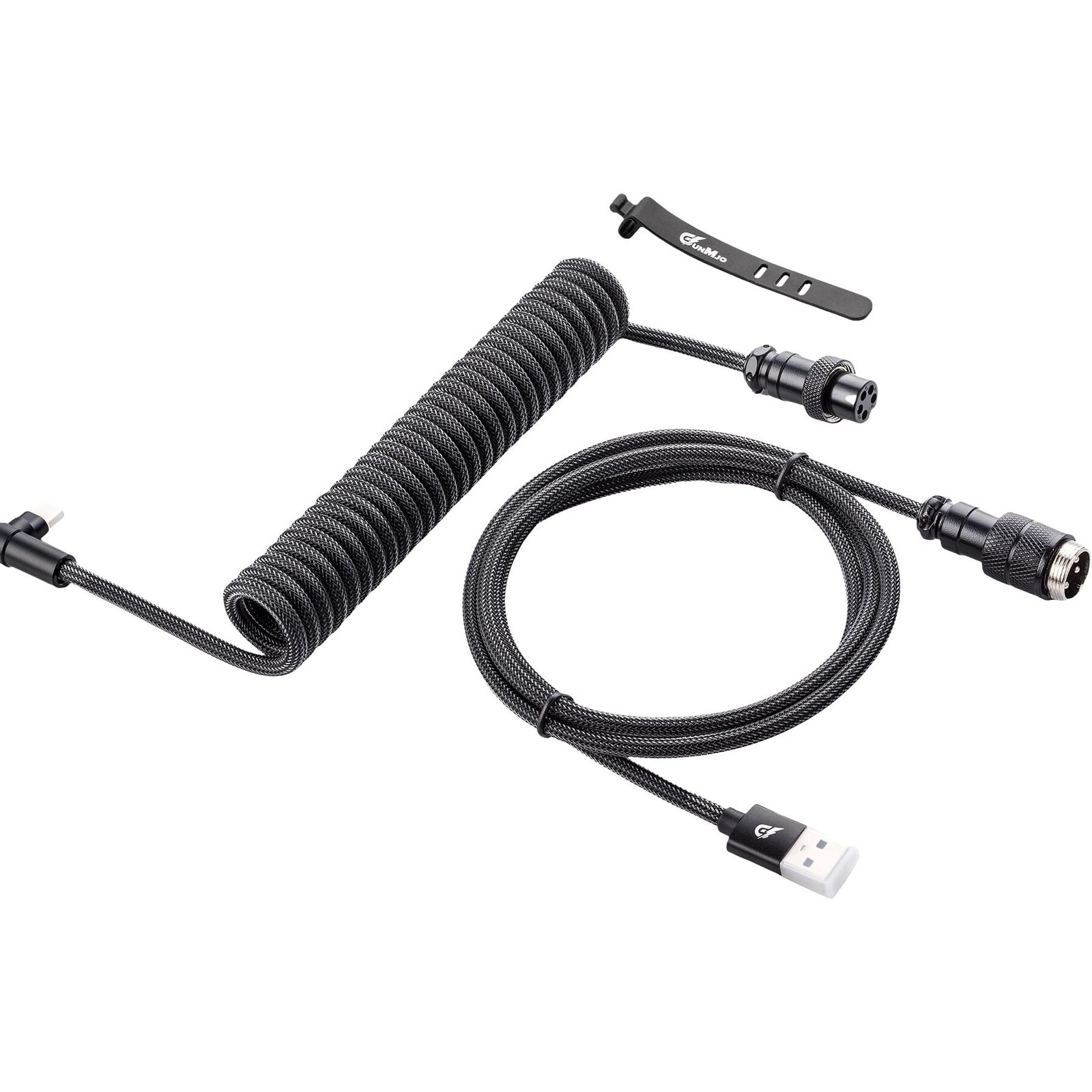 Amazon.com: GUNMJO Pro Custom Coiled USB C Cable for Gaming ...
