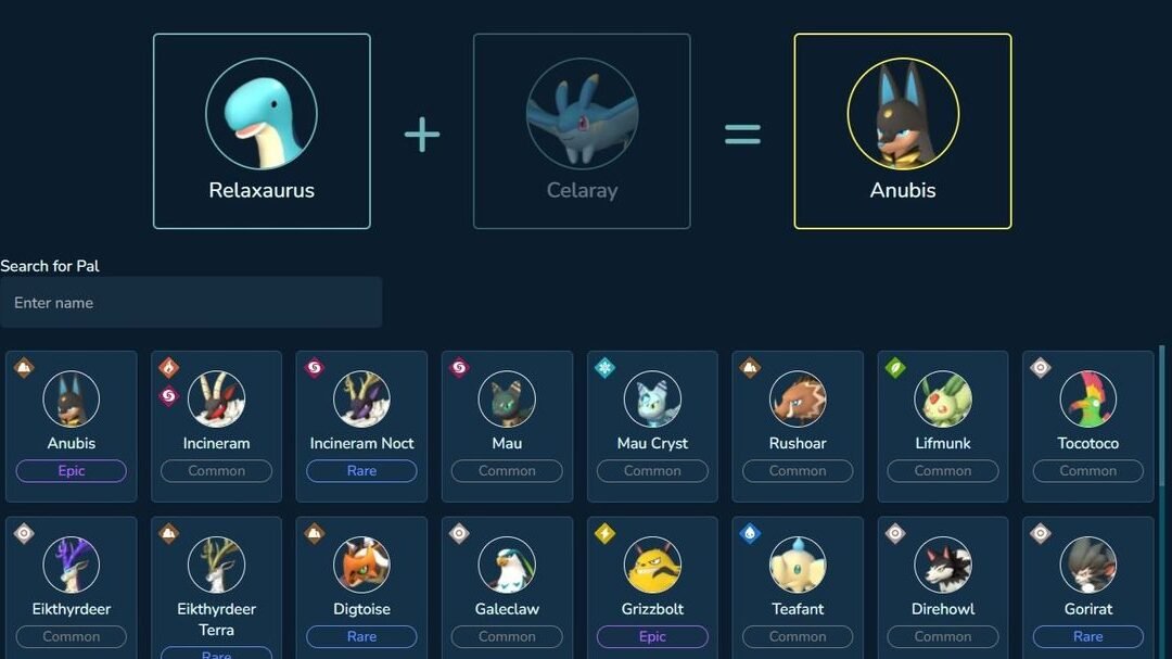 Palworld breeding combos calculator: Chart of every combination ...