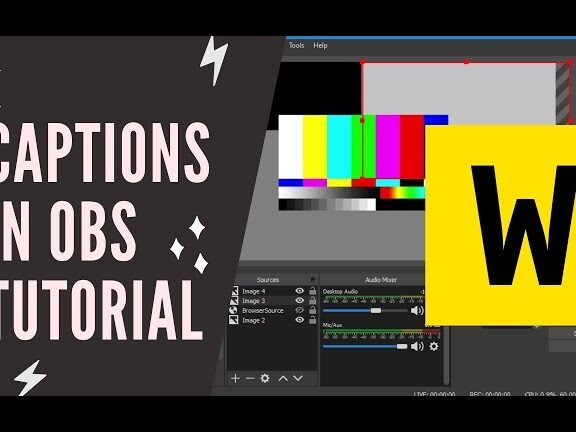 How to Add Captions/Subtitles in OBS | OBS Tutorials for Teachers